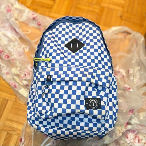 3/$10⚡️Blue & White Parkland Checkered Kids Backpack - Picture 4 of 16